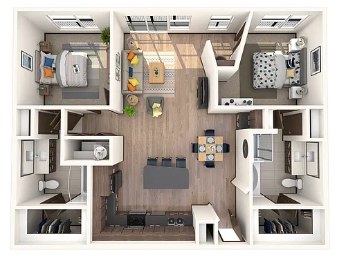 Floor plan B1b