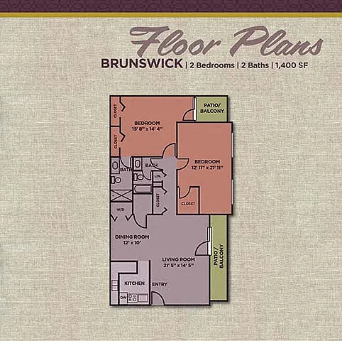 Floor plan Brunswick (2.20 D)