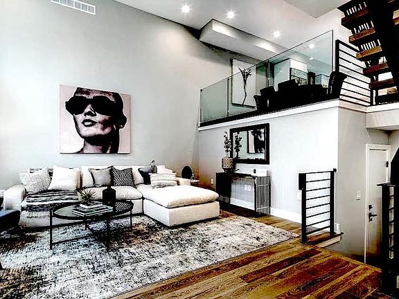 14+ Ft ceilings in living area!
