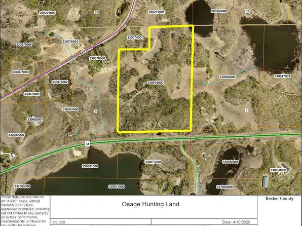 41858 State Highway 34, Osage, MN 56570