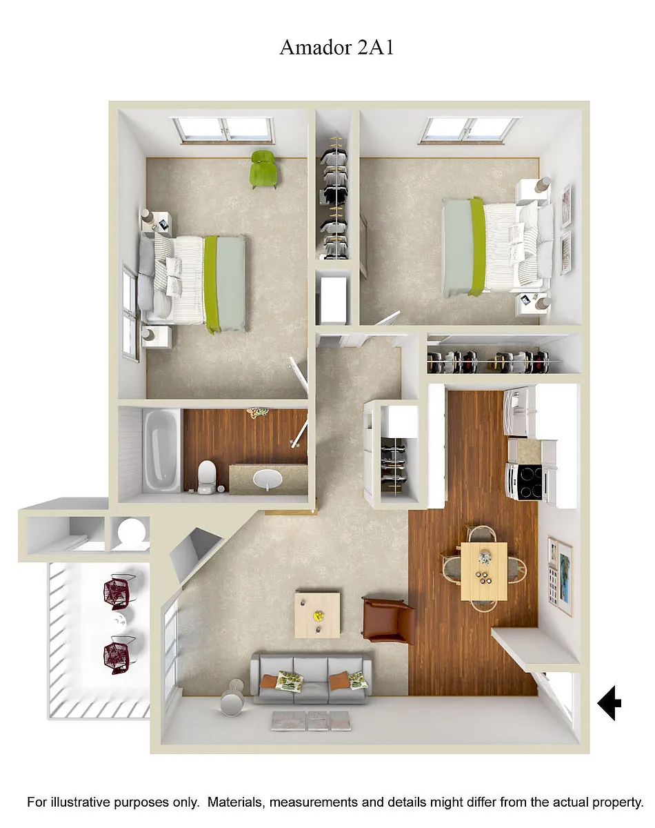 Floor plan Amador
