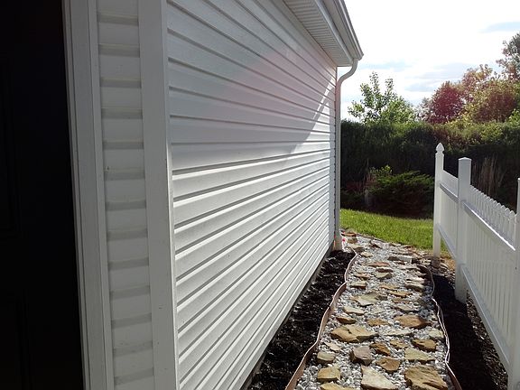 side of house looking towards backyard