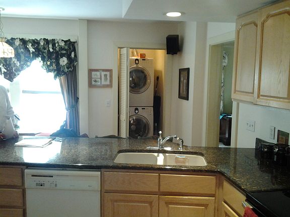 Laundry in kitchen