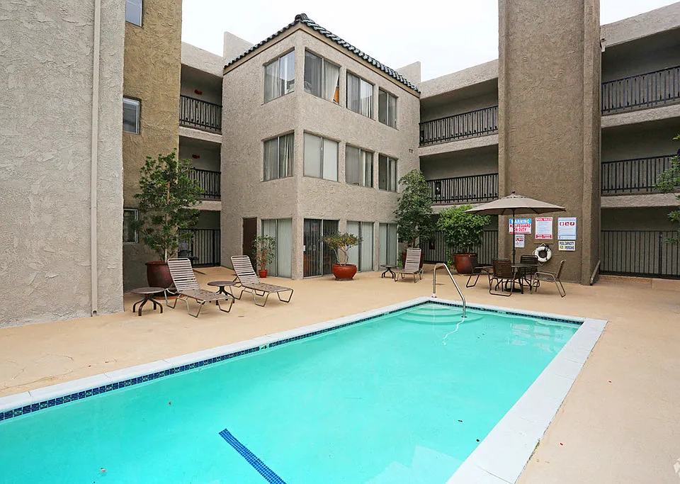 Large swimming pool