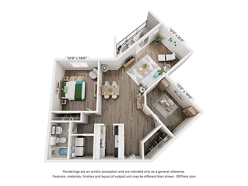 Floor plan Osprey w/ Den