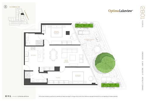 Floor plan 2B01