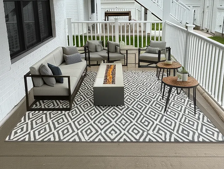 Staged Covered Patio