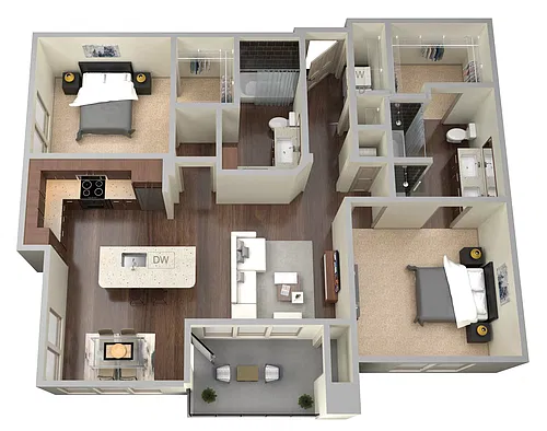 Floor plan B3