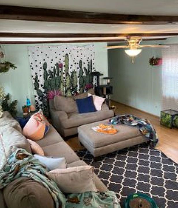 Living room from front door