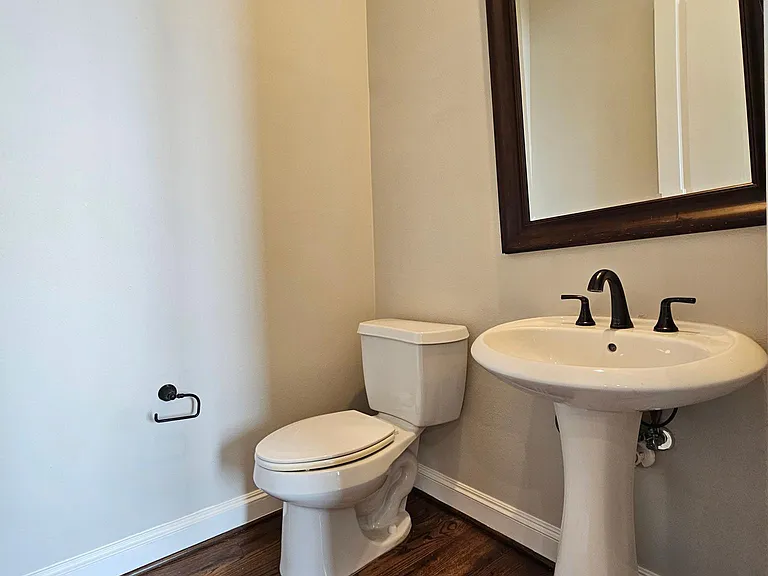 Half bath in 2nd floor