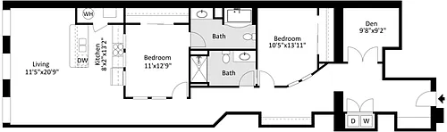 Floor plan B3