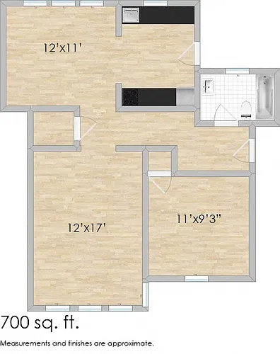 Floor plan 712 N. Austin W