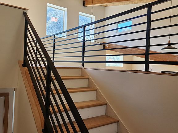 Stairs leading to the loft