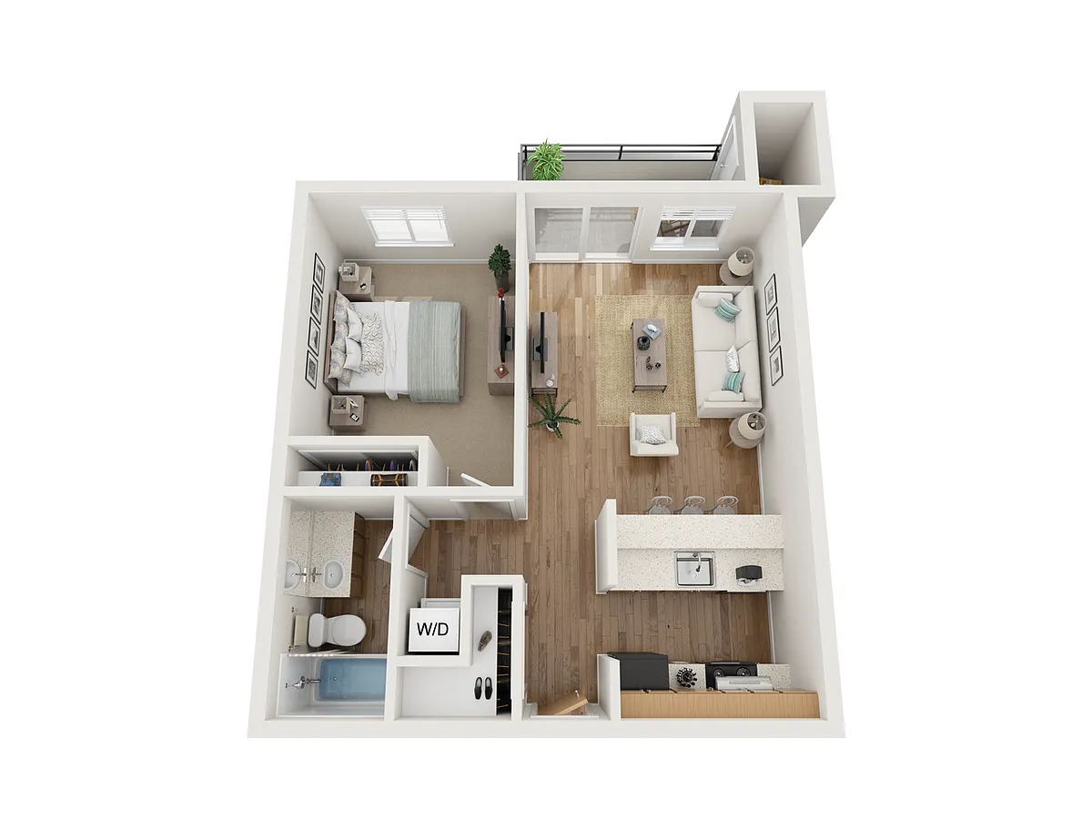 Floor plan 1X1