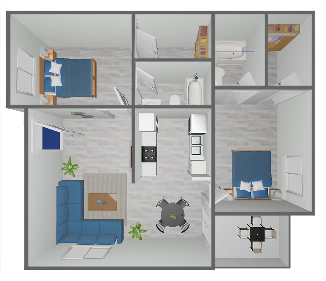 Floor plan B2 Bronze