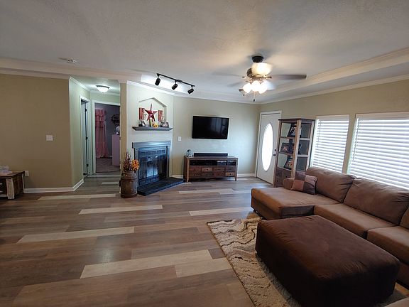   Fireplace in living room  