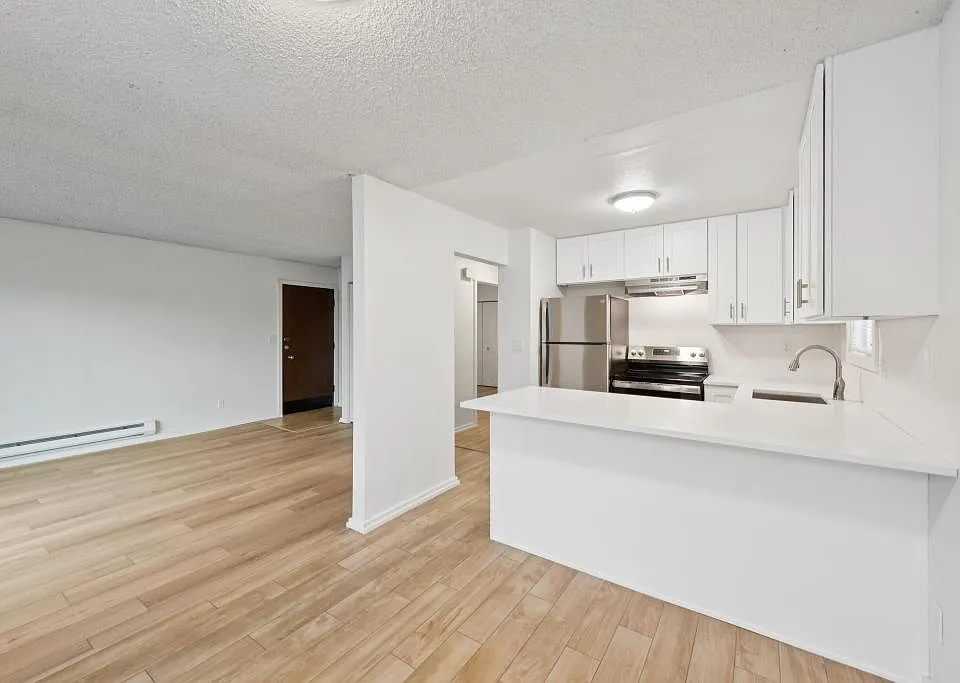 Kitchen, Dining, Living Room