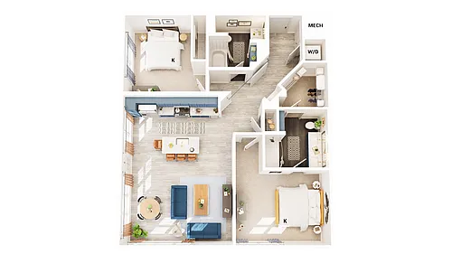Floor plan B5B