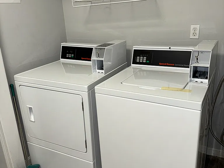Shared Laundry Coin operated W&D
