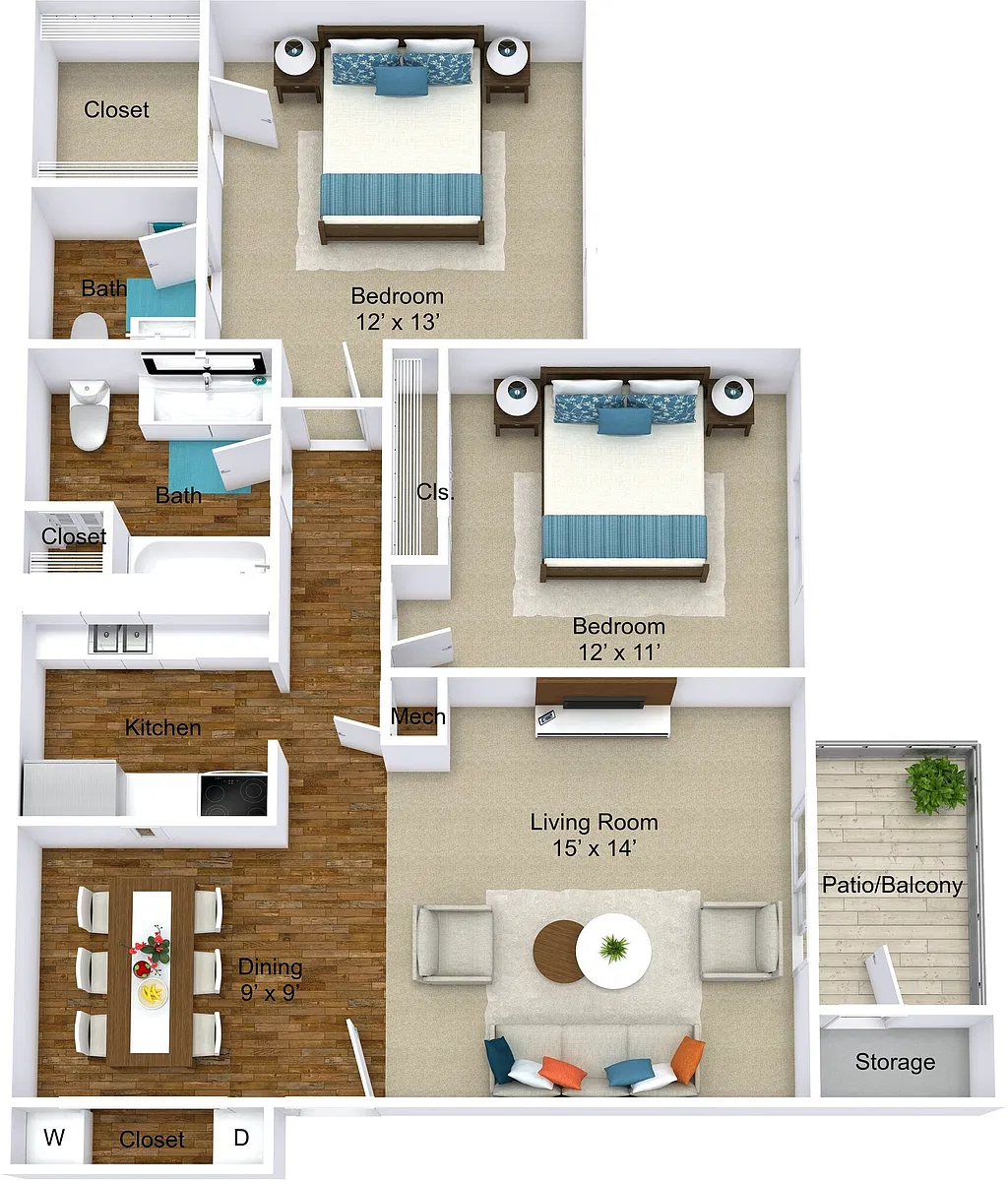 Floor plan The Tuscan - Premium