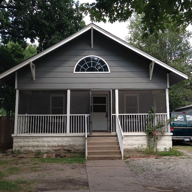 front of the house