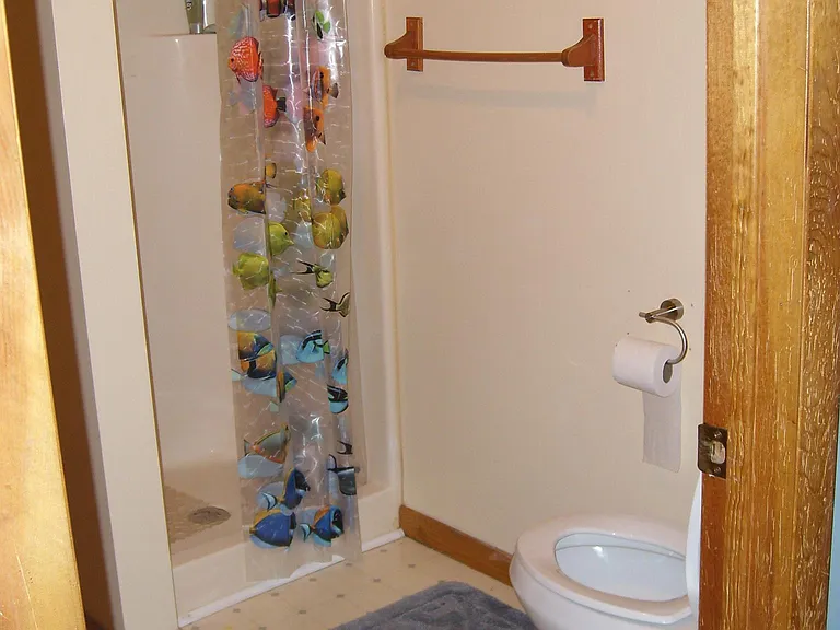 Full bath with stall shower.