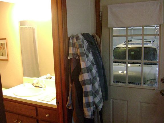 Bath off garage & Laundry room