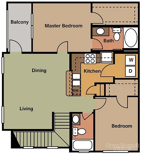 Floor plan 2 Bedroom