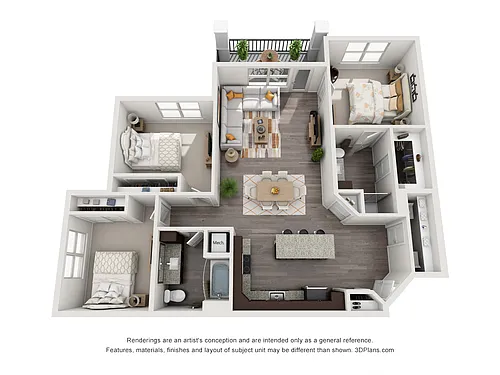 Floor plan Pecan Lodge