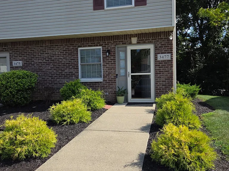 Welcoming front entrance