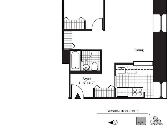 2nd image of 1 West St APT 2416