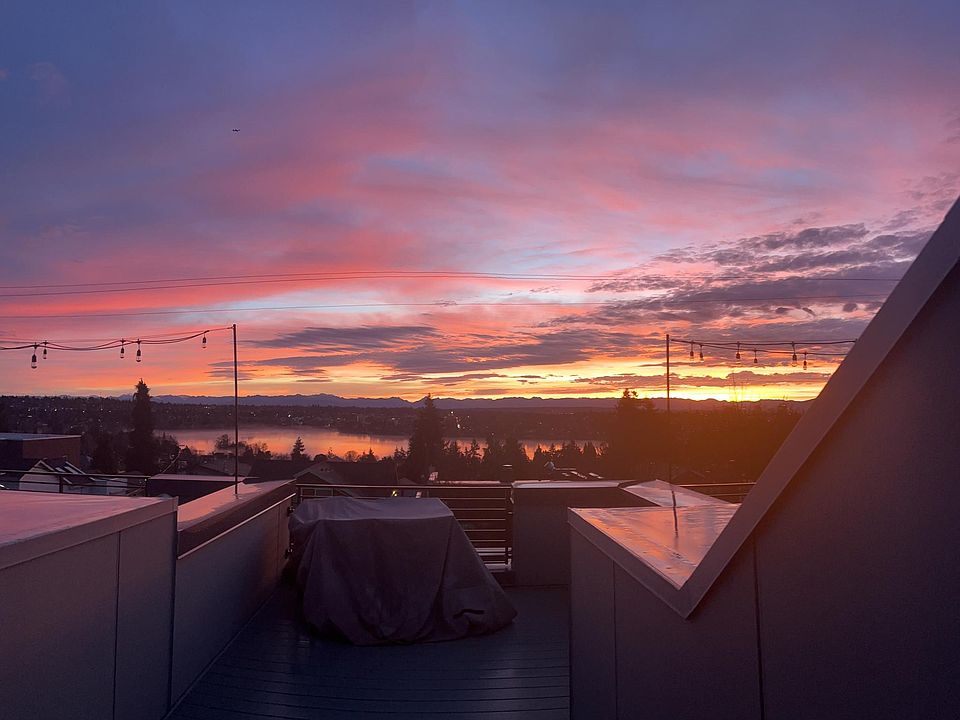 4th floor - morning view of cascades + green lake