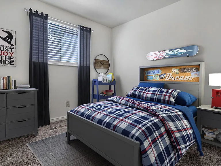 2x1 Secondary Bedroom