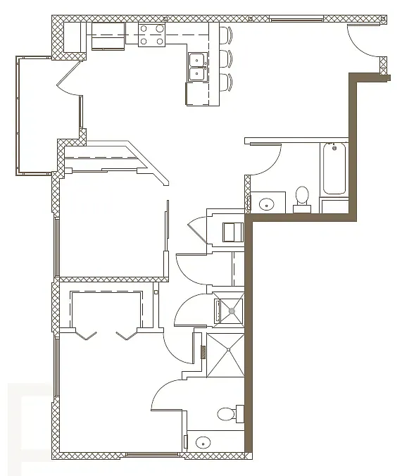Floor plan 2X2