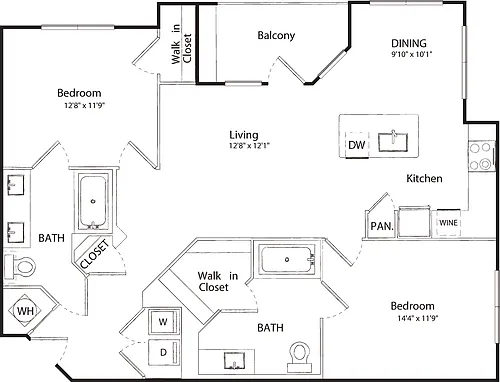 Floor plan B2HC