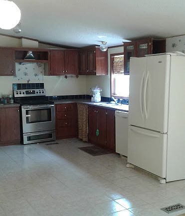 Kitchen from living room