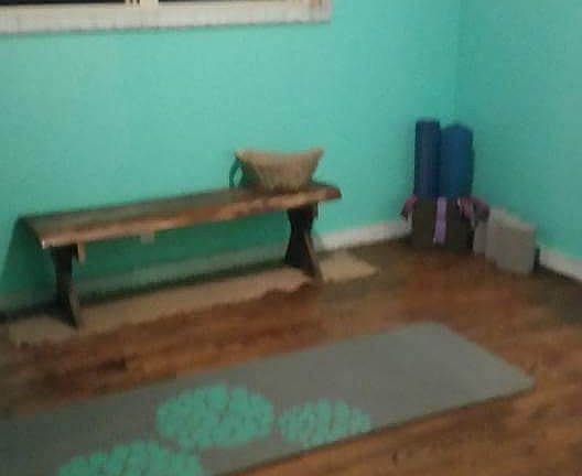 Recently updated "yoga room"
