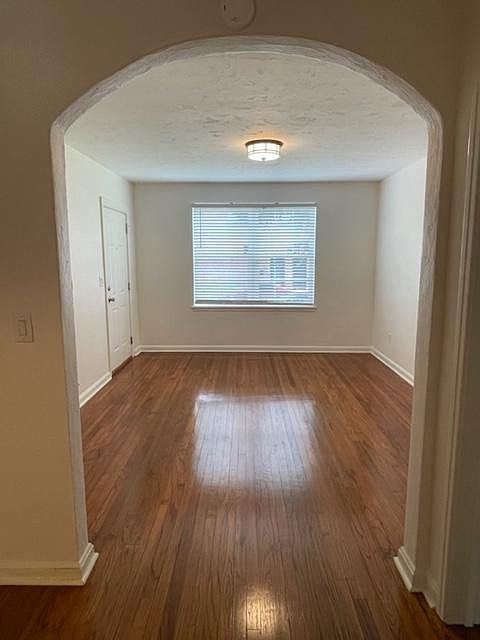 View of living room from dining area