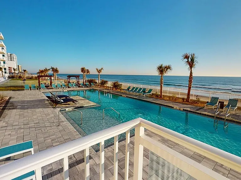 Take a dip in the pool or enjoy the ocean, both just steps from your door.