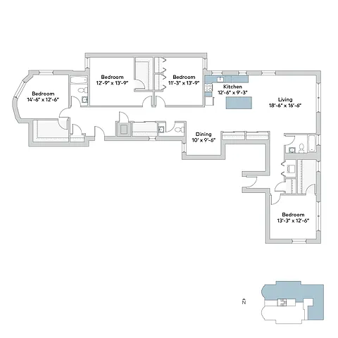 Floor plan 54874bc