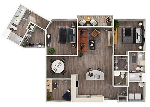 Floor plan Hexa