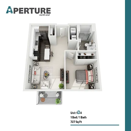 Floor plan 1D4
