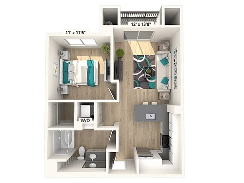Floor plan A1 - Renovated Package I
