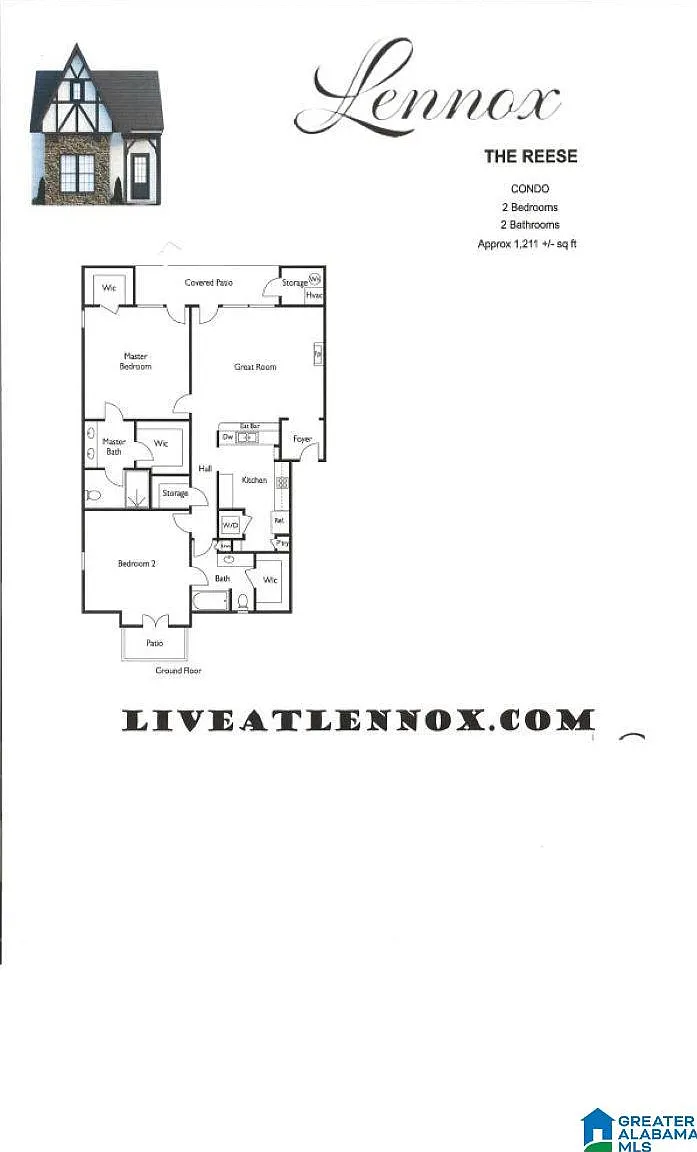 2 bed, 2.0 bath, 1211 sqft, $2,050 — Photo 2