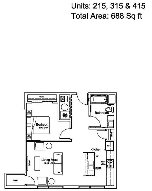 Floor plan 215-1B1B