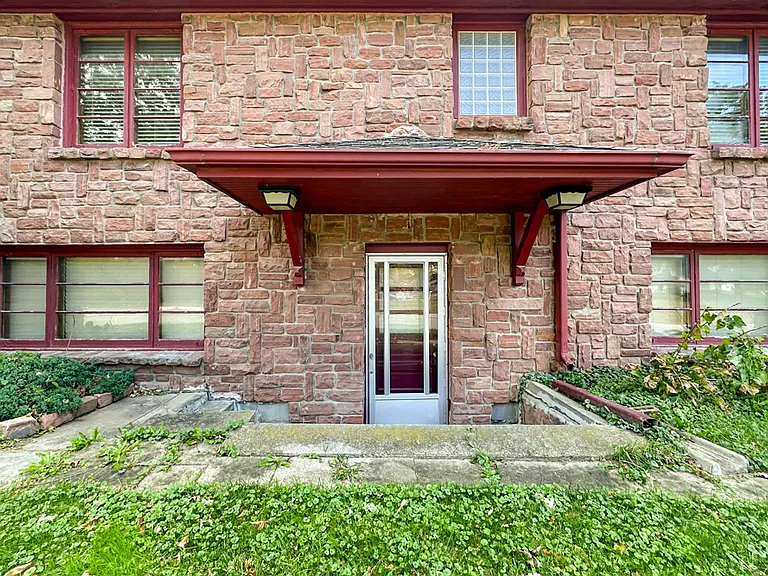 Back of Home, Lower Level Entrance