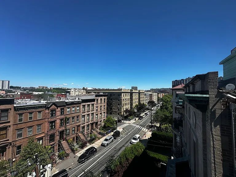 view looking North