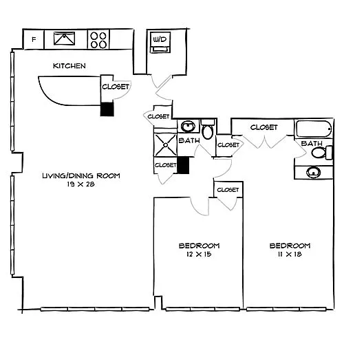 Floor plan Design 2B