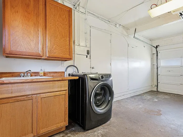 Laundry in garage