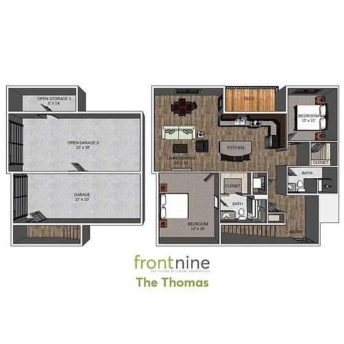 Floor plan FrontNine Villas - The Thomas